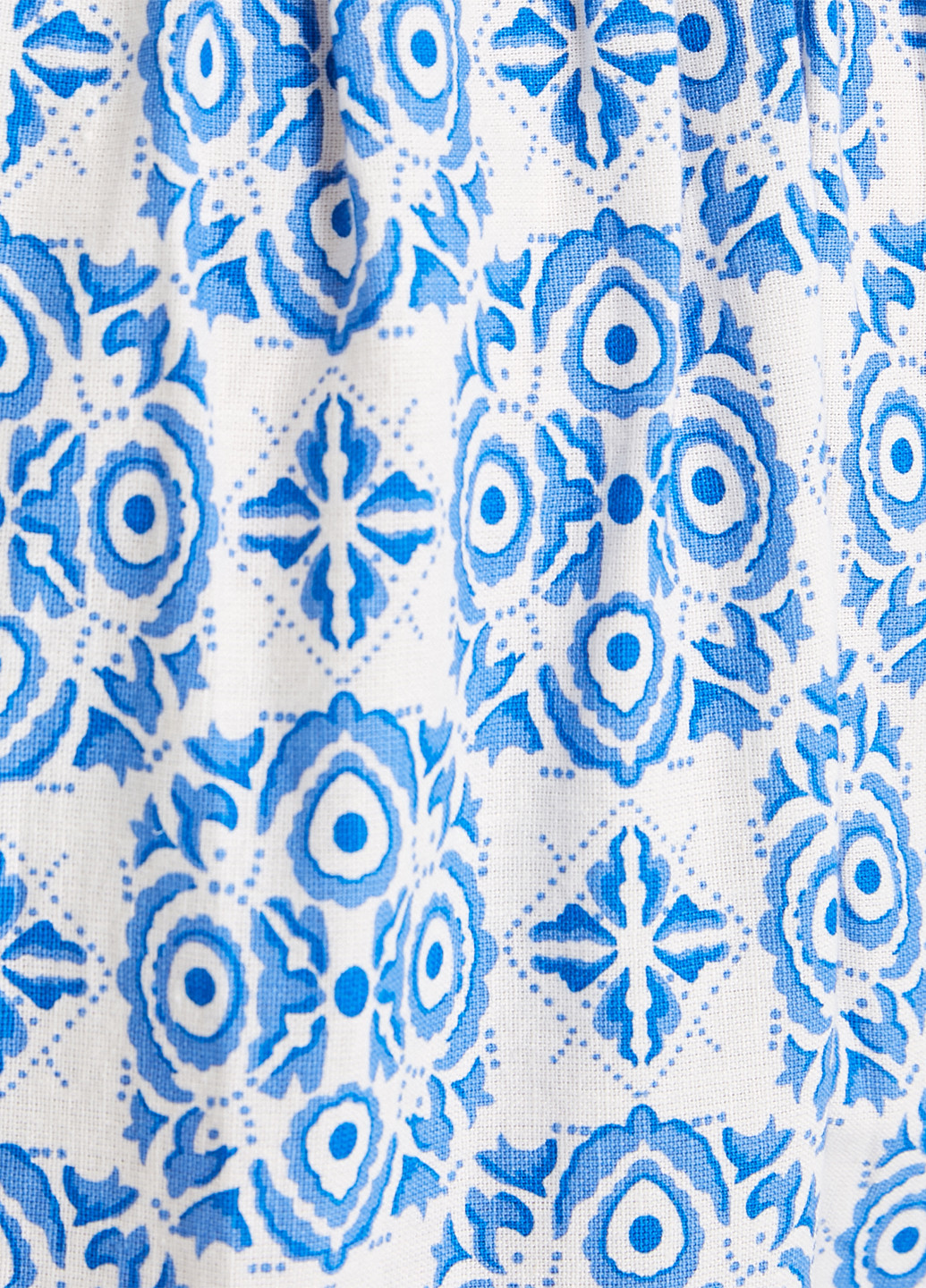 Комбинезон KOTON комбинезон-брюки абстрактный синий кэжуал хлопок, лен