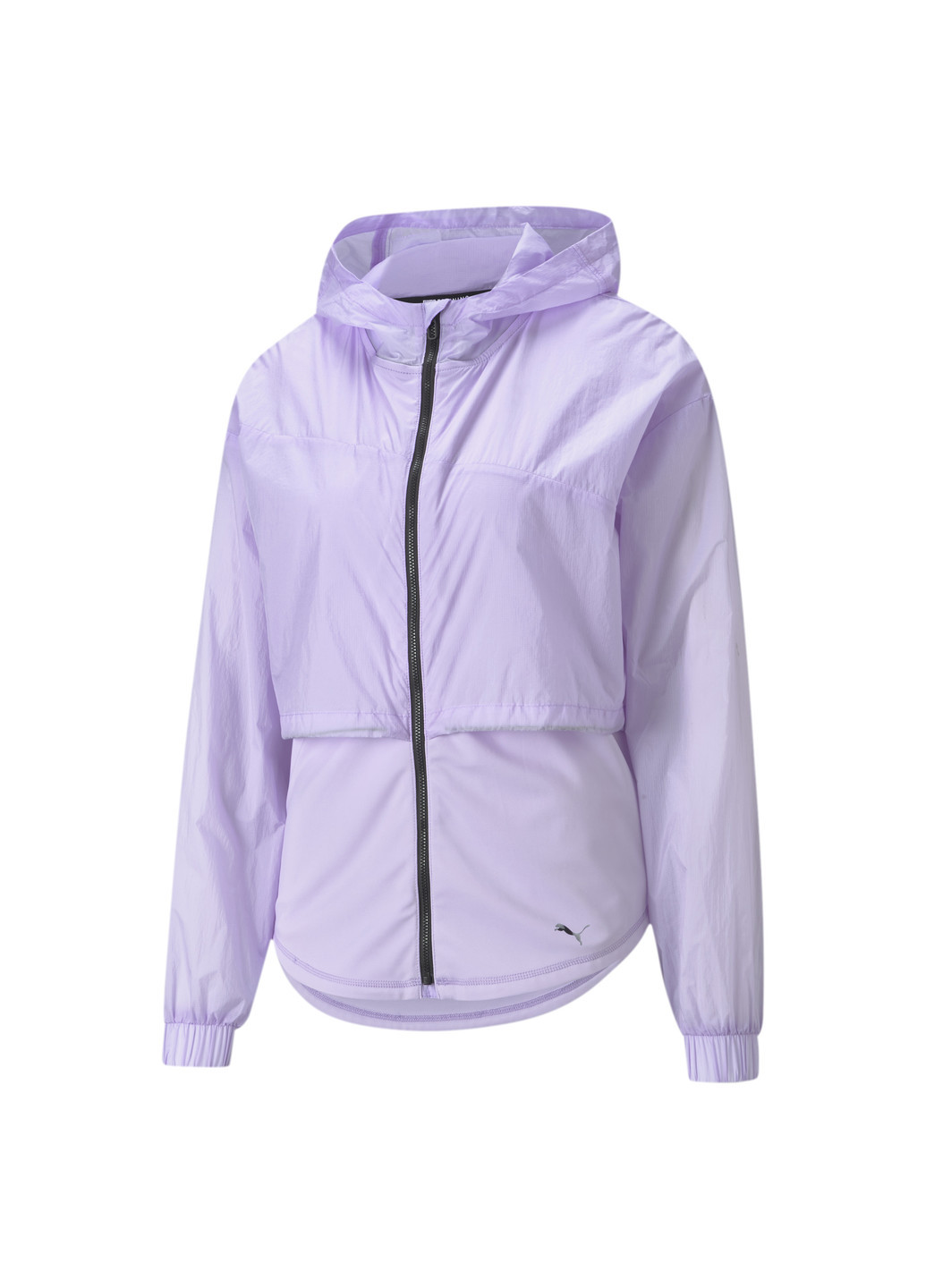 Пурпурная демисезонная куртка ultra women's hooded training jacket Puma