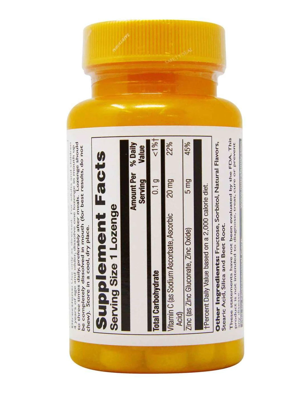 children's Zinc with Vitamin C 5 mg, Цинк для дітей (45 шт.) Thompson (254371982)