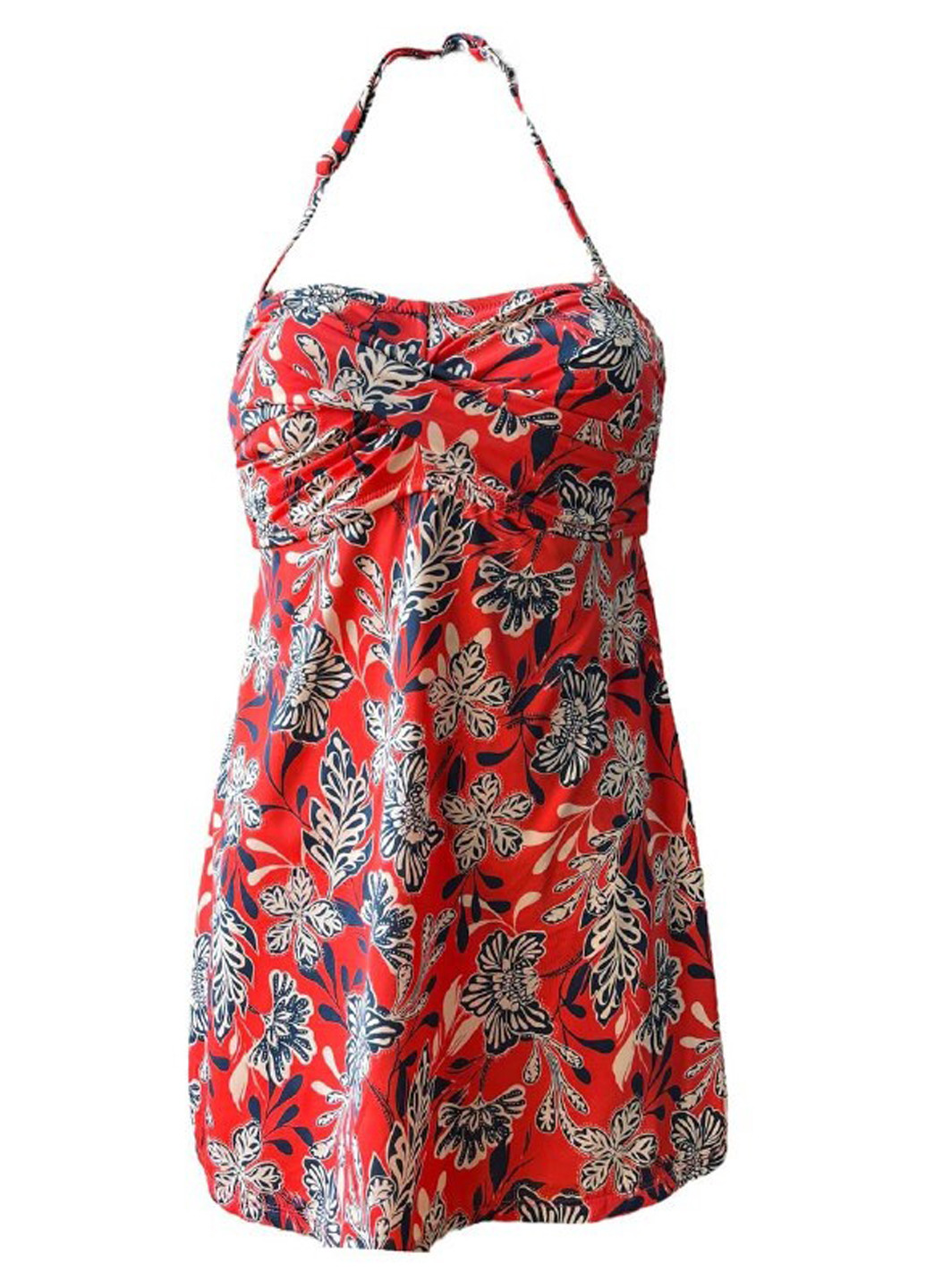 Червоний літній купальник купальник-сукня Garnet Hill