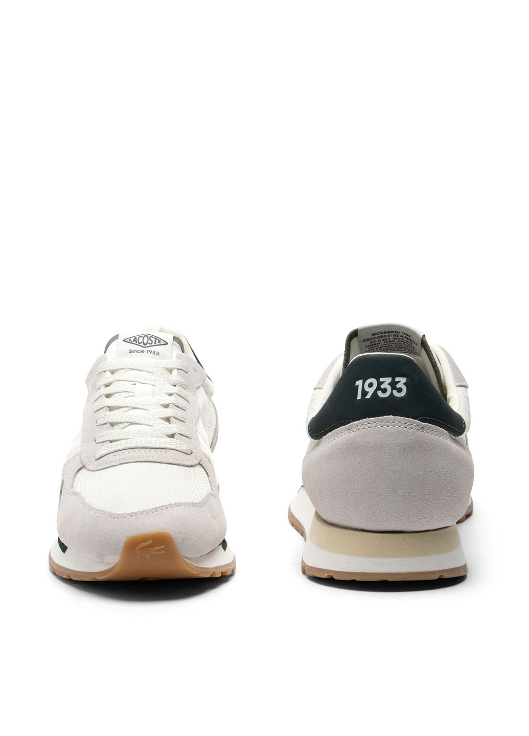 Світло-бежеві Осінні кросівки Lacoste