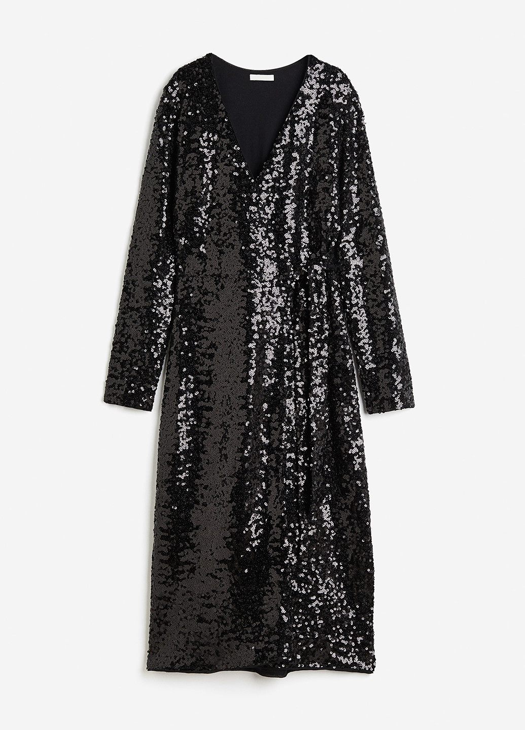 Черное праздничный, вечернее платье H&M однотонное