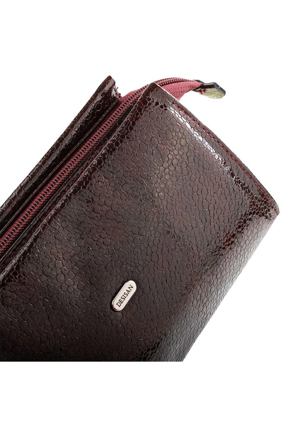 Жіноча шкіряна косметичка 19,5х11х5,5 см Desisan (252415832)