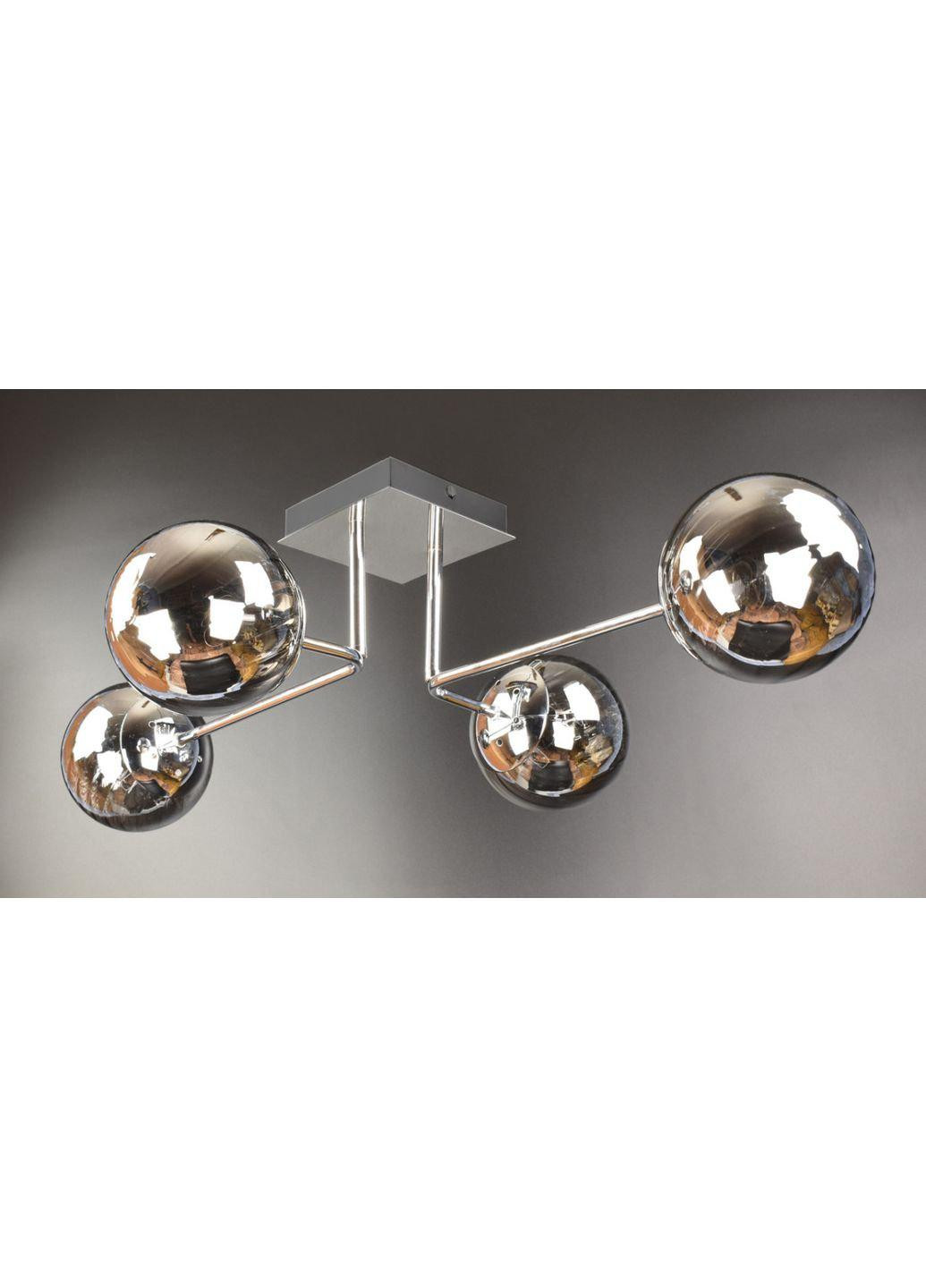 Люстра потолочная на 4 лампочки 2693/4-gr Хром 21х48х70 см. Sunnysky (253122493)