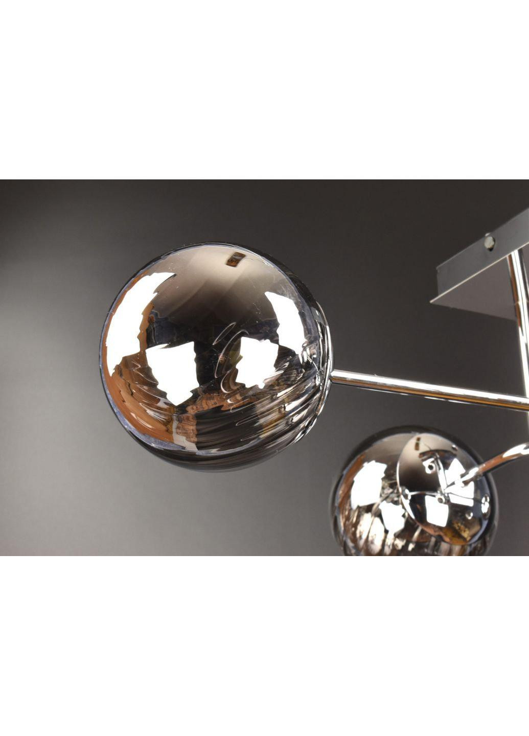 Люстра потолочная на 4 лампочки 2693/4-gr Хром 21х48х70 см. Sunnysky (253122493)