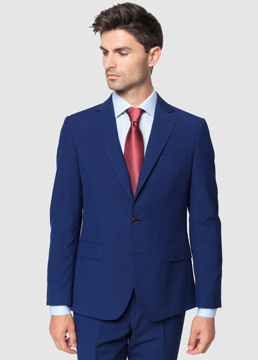 Синій зимній костюм чоловічий Arber Comfort fit 1/Роберт S