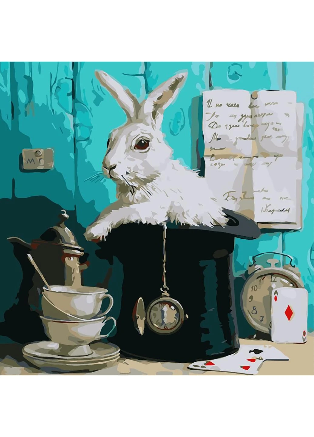 Картина по номерам "Казковий кролик" 40х40 см ArtStory (250449487)