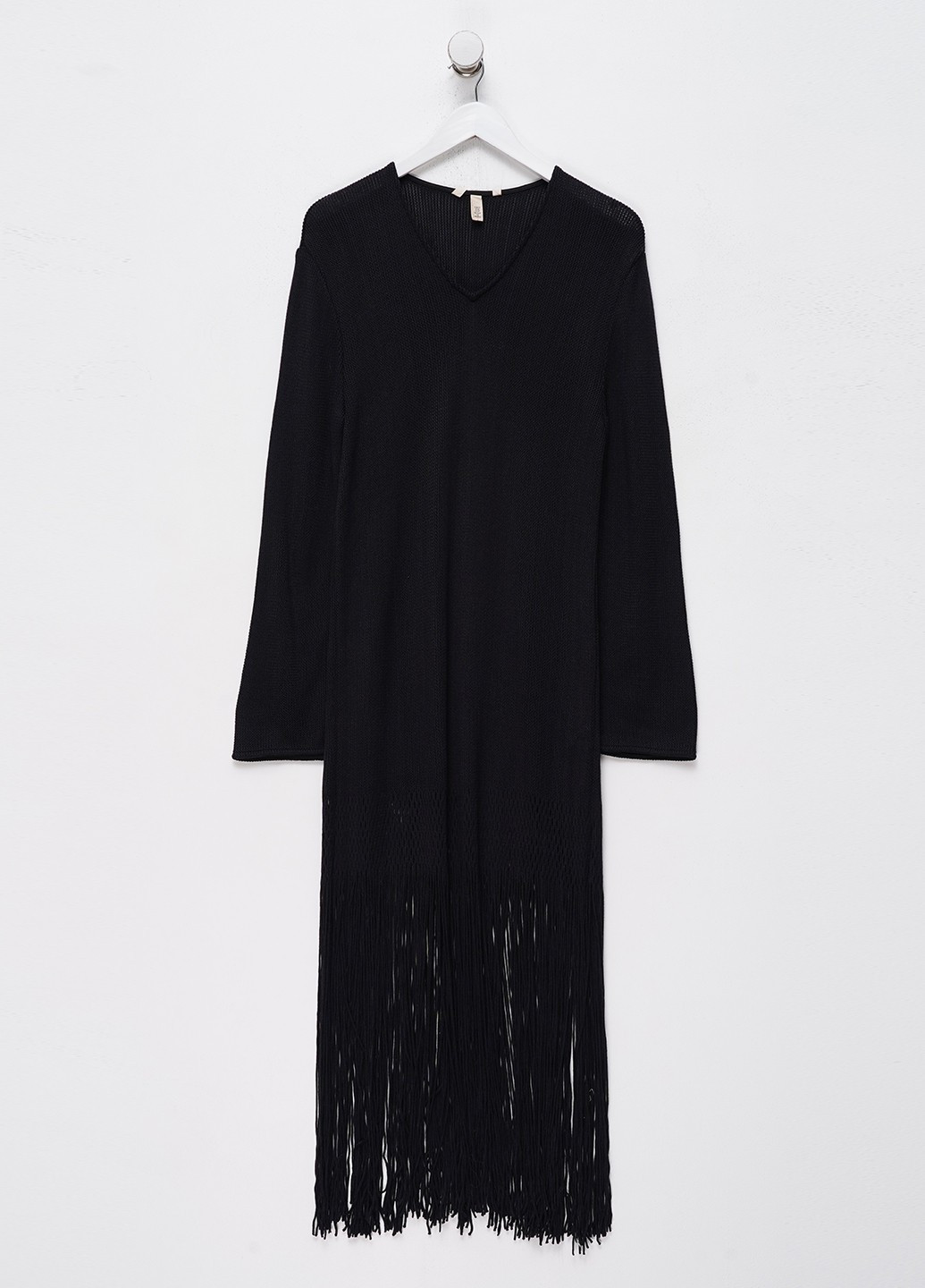 Черное вечернее платье а-силуэт H&M однотонное