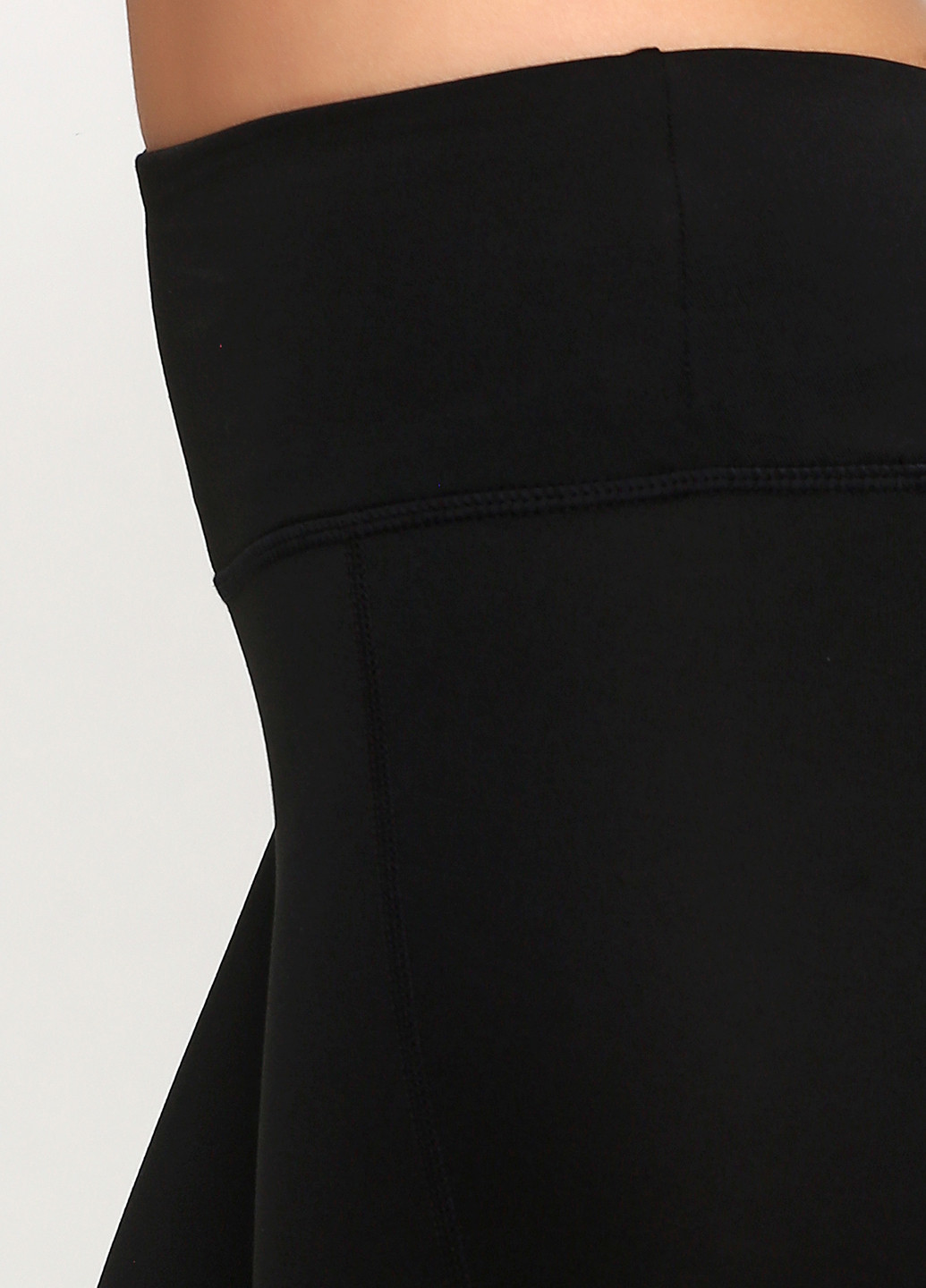 Легінси H&M однотонні чорні спортивні трикотаж
