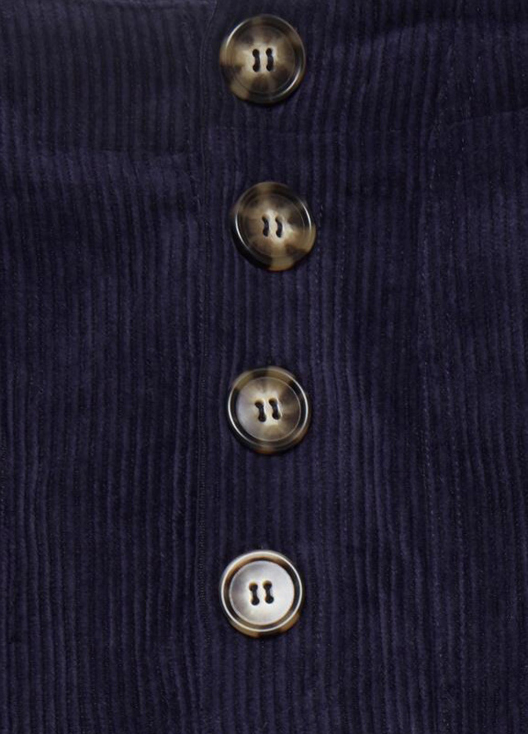 Темно-синяя кэжуал однотонная юбка BlendShe а-силуэта (трапеция)