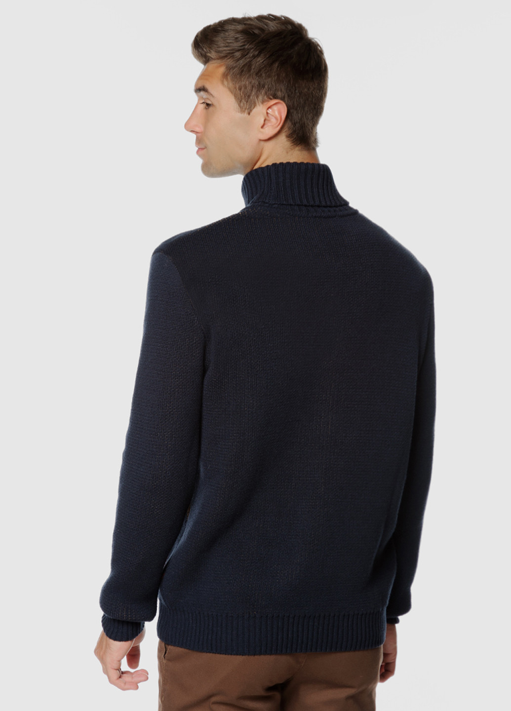 Синій демісезонний светр чоловічий Arber Roll-neck 7GG AVT-69