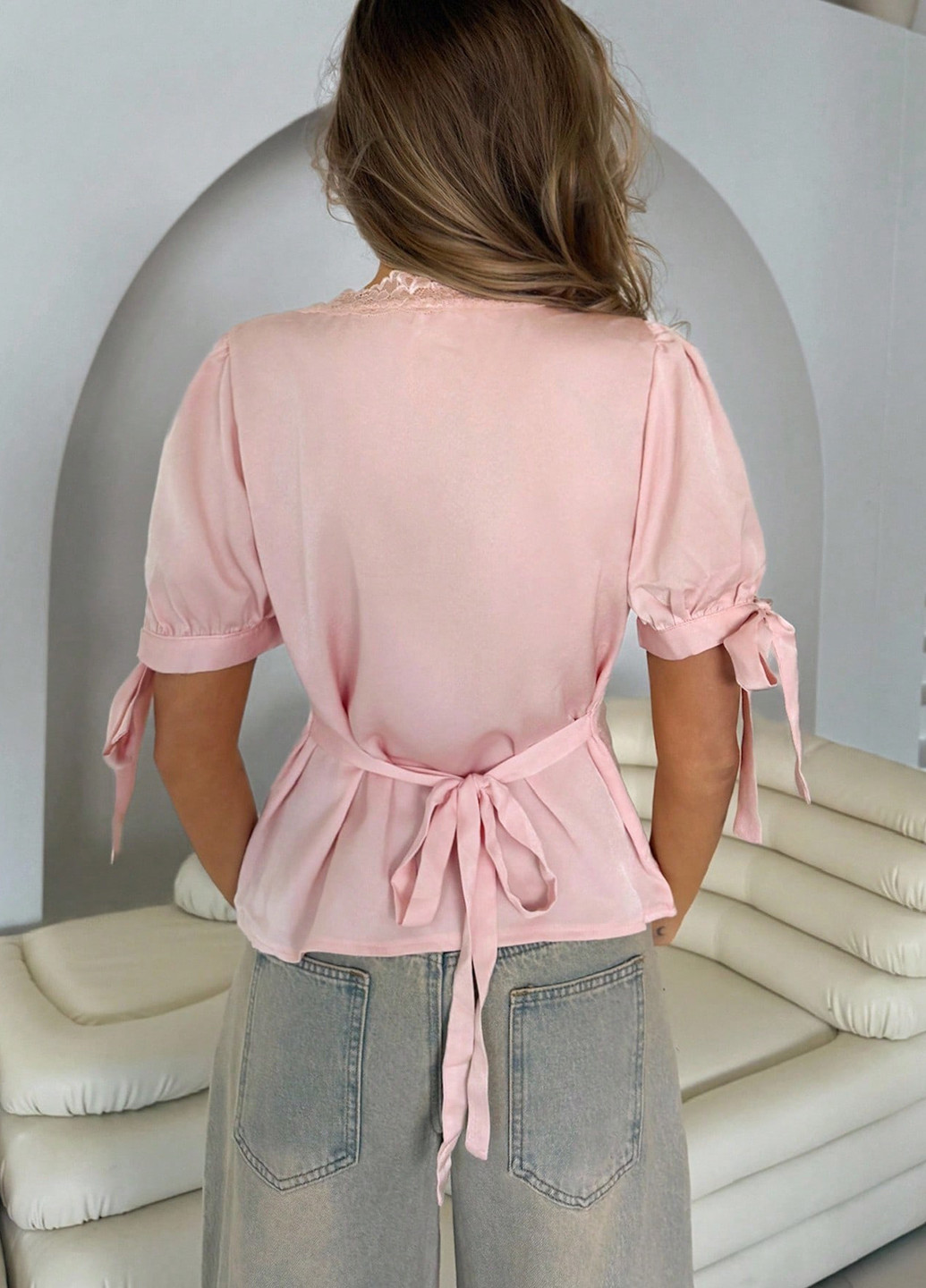 Розовая блуза SHEIN