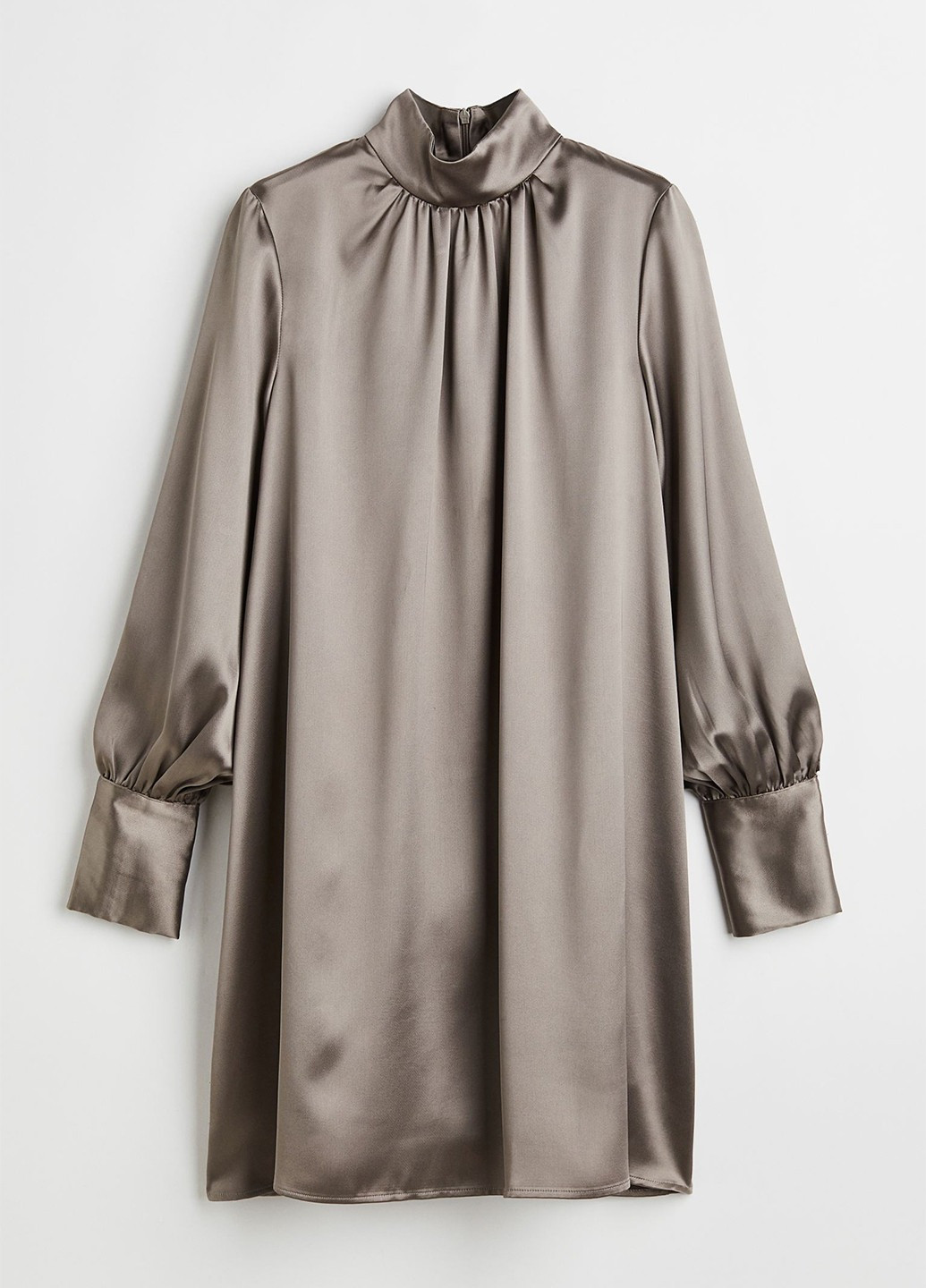 Сіро-бежева кежуал сукня а-силует H&M однотонна