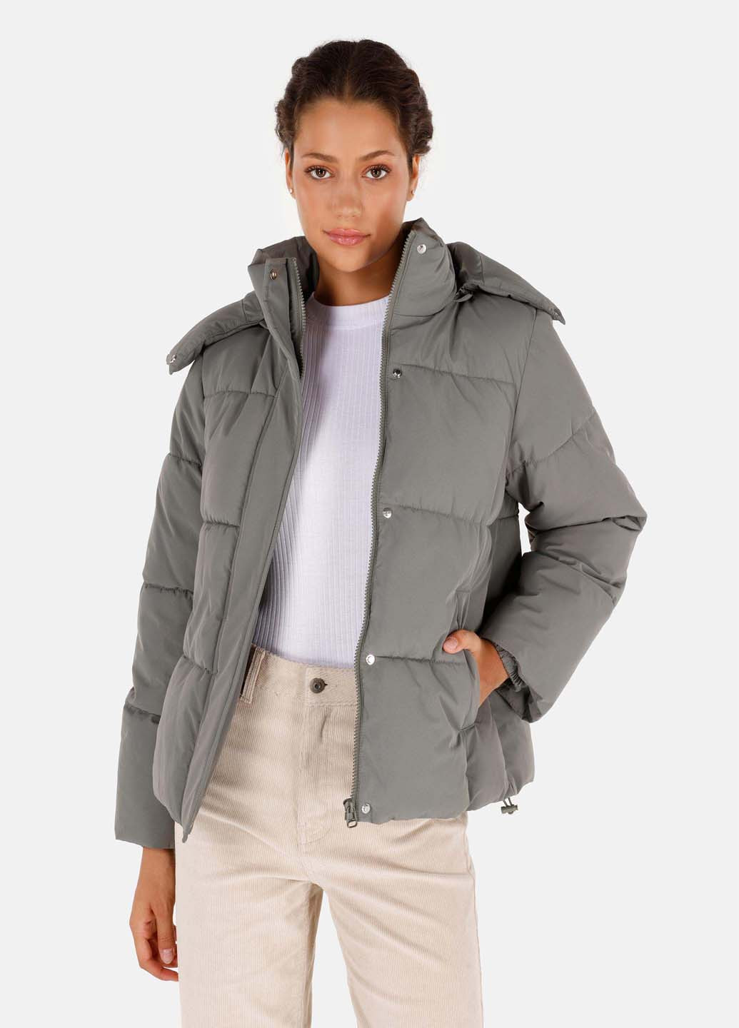 Серая демисезонная куртка Colin's