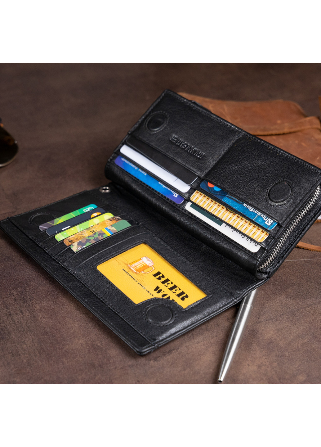 Жіночий шкіряний гаманець 19х9,5х2,5 см st leather (252131122)