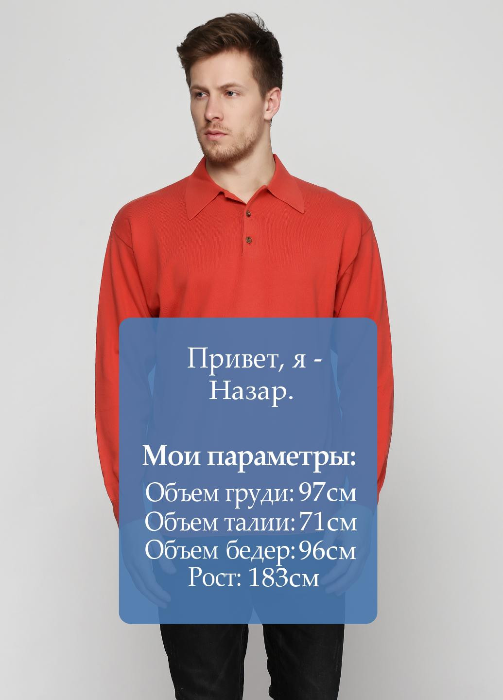 Красная футболка-поло для мужчин Barbieri