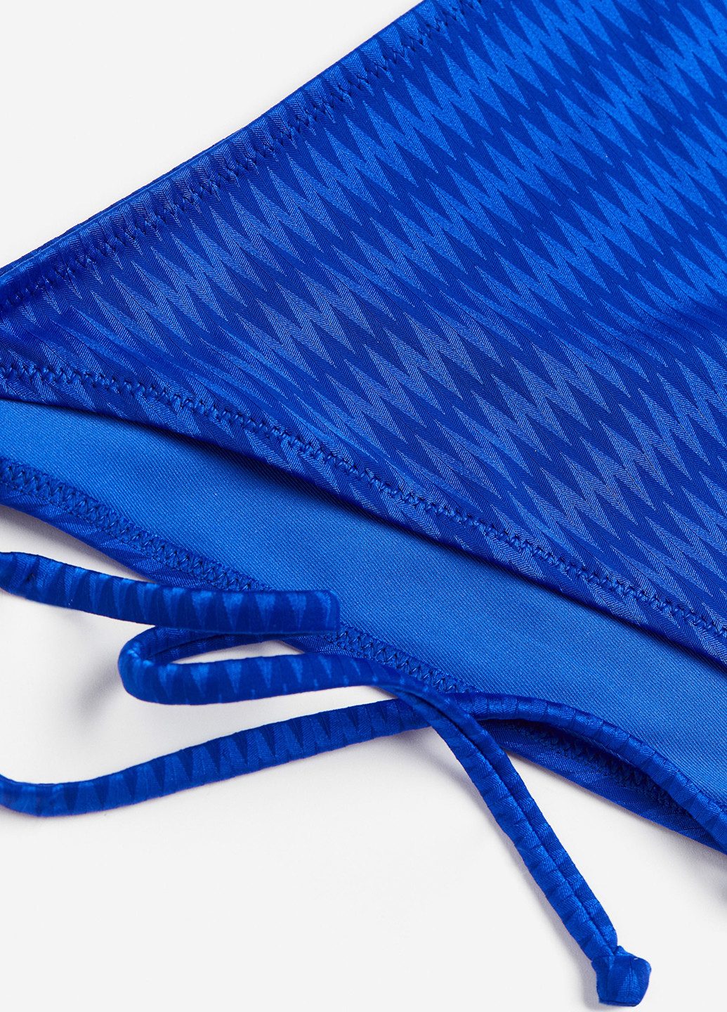 Синие купальные трусики-плавки с геометрическим узором H&M