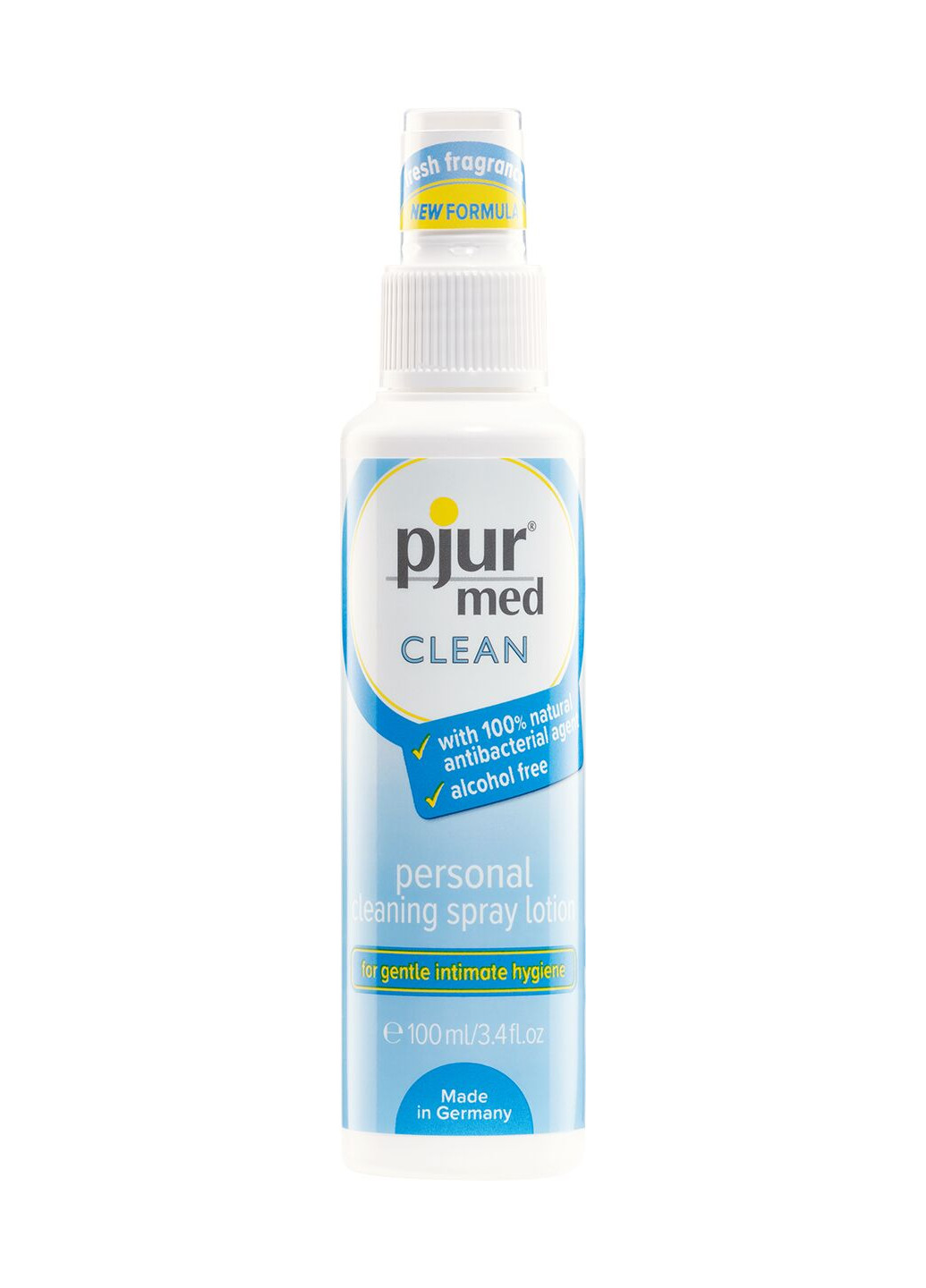 Очищаючий спрей med CLEAN 100 мл для ніжної шкіри та іграшок, антибактеріальний Pjur (251997365)