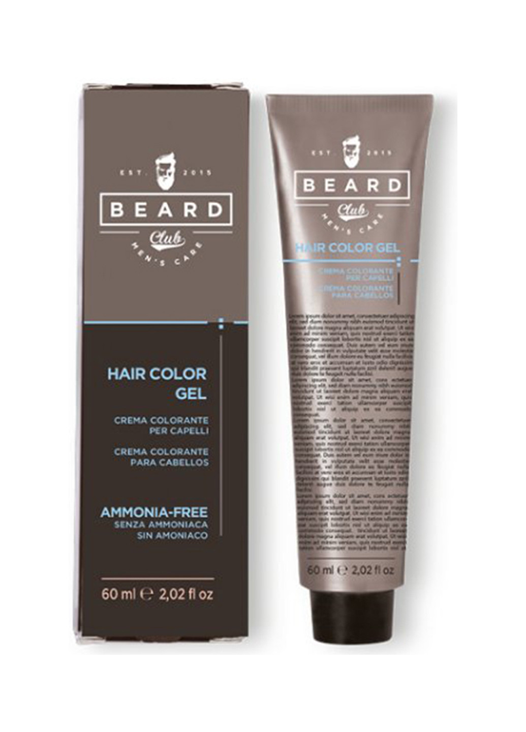 Гель-краска для волос (антрацит), 60 мл Beard Club (162404928)