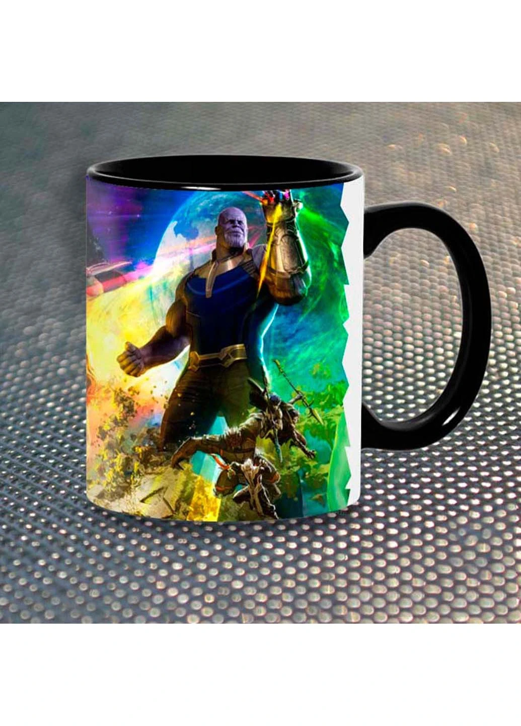 Чашка Fan Girl Avengers Черная Танос 330 мл (254915362)