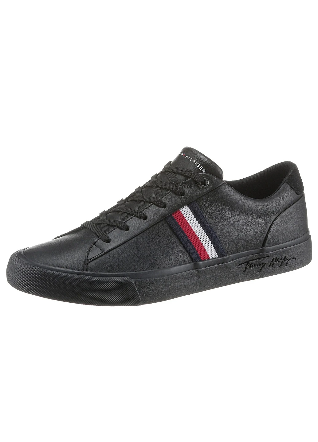 Черные кеды Tommy Hilfiger