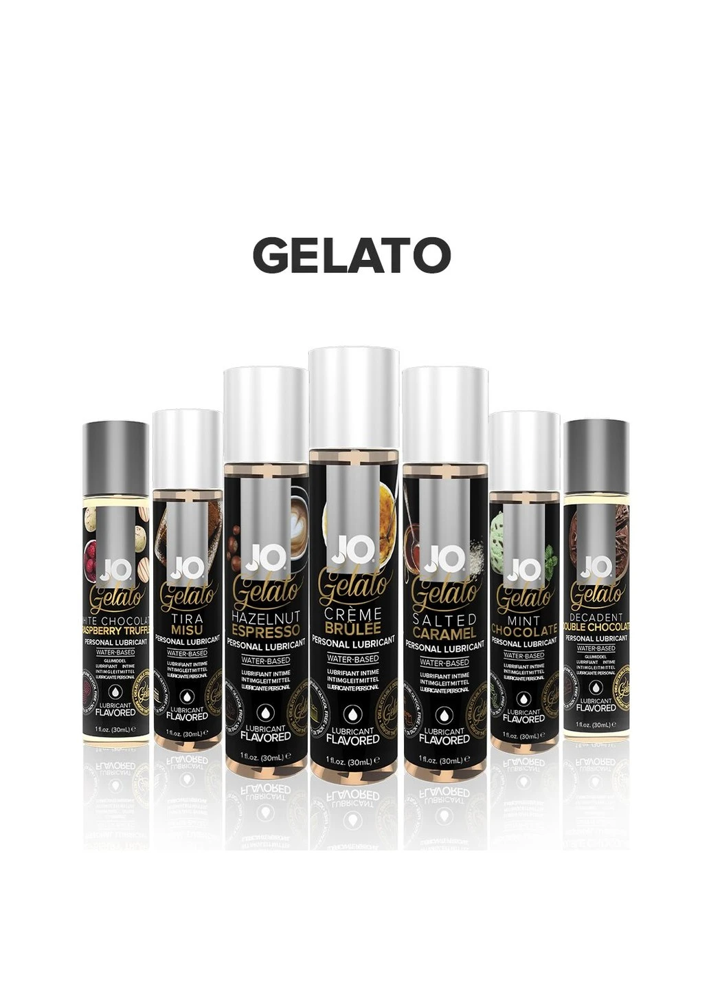 Смазка на водной основе GELATO Tiramisu (30 мл) без сахара, парабенов и пропиленгликоля System JO (254583485)