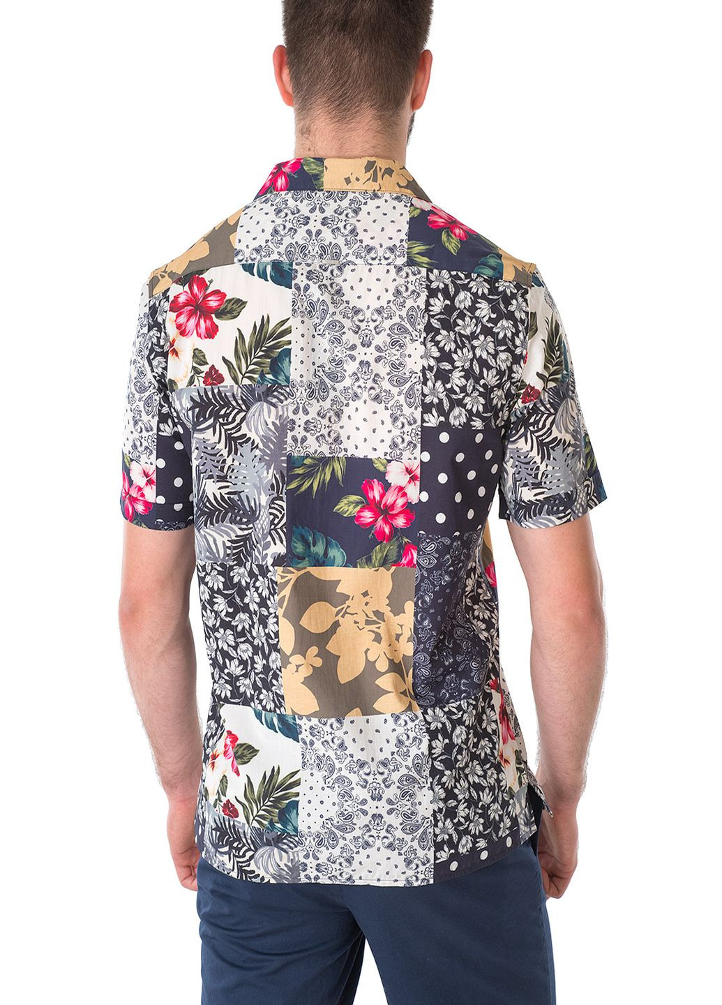 Цветная рубашка с цветами Antony Morato