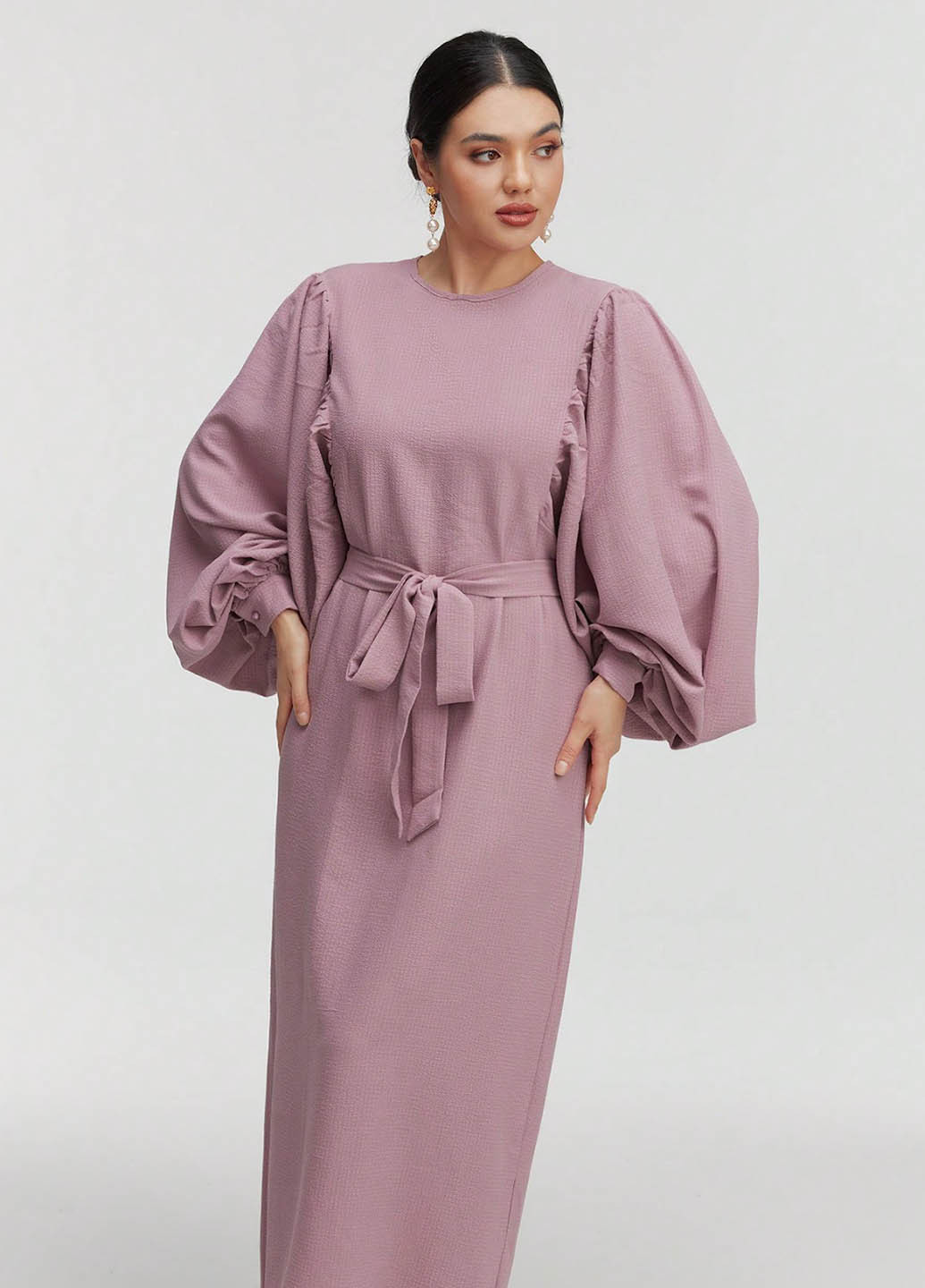 Рожево-лілова вечірня сукня SHEIN однотонна