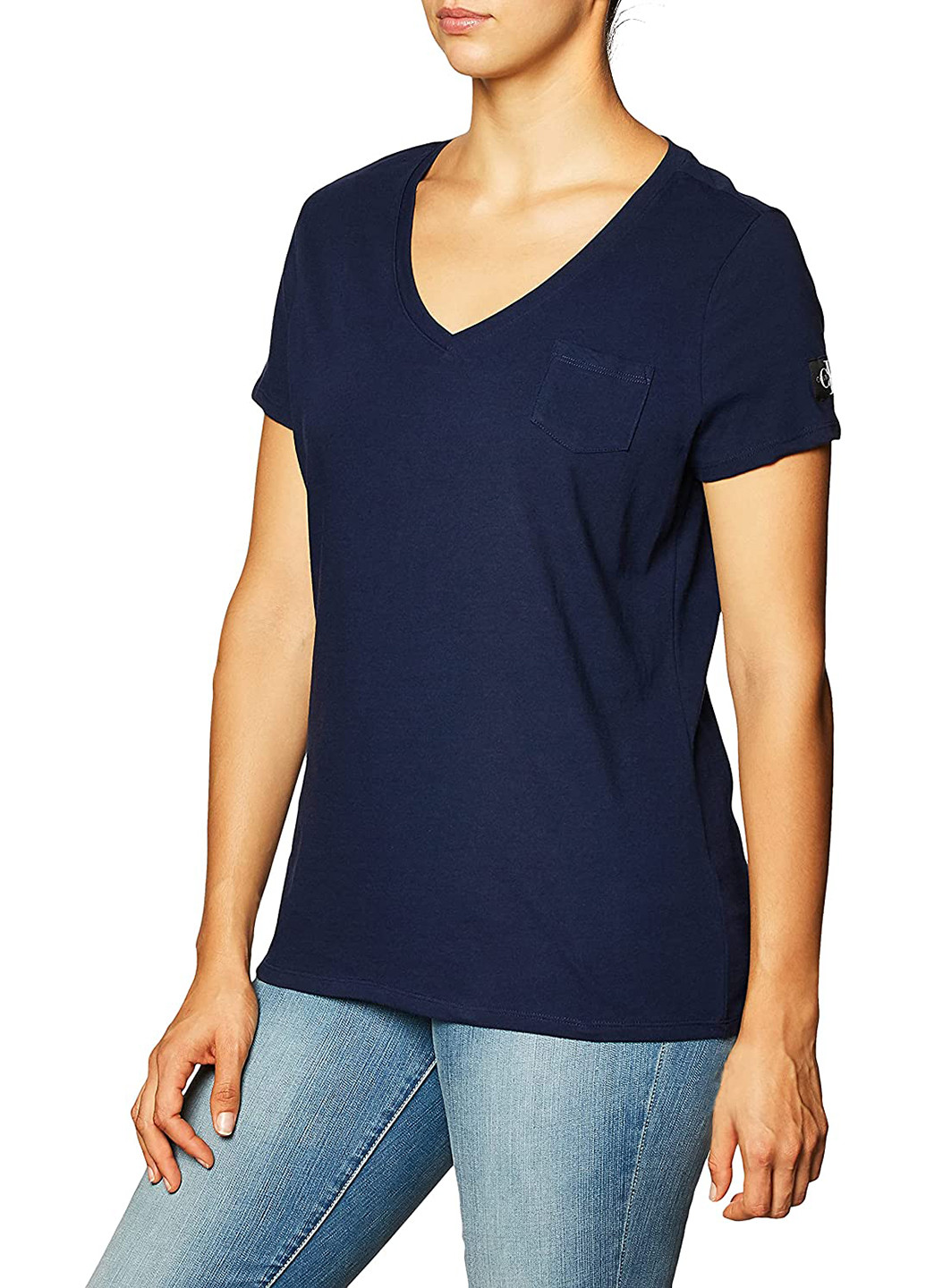 Темно-синя літня футболка Calvin Klein