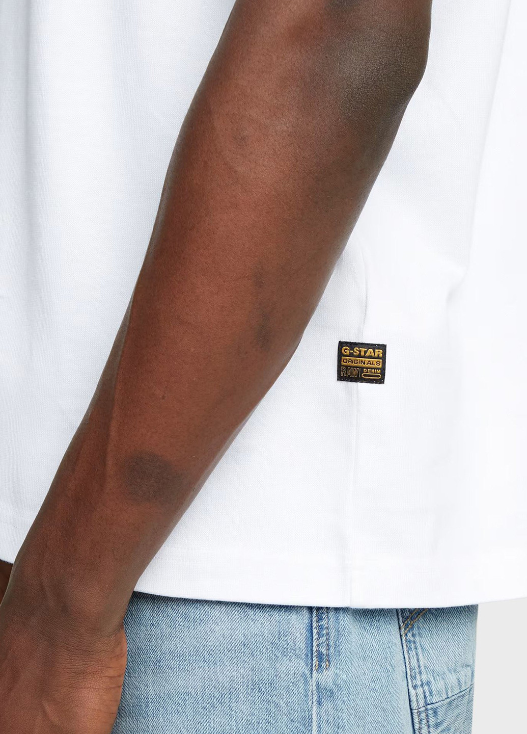 Біла футболка G-Star Raw