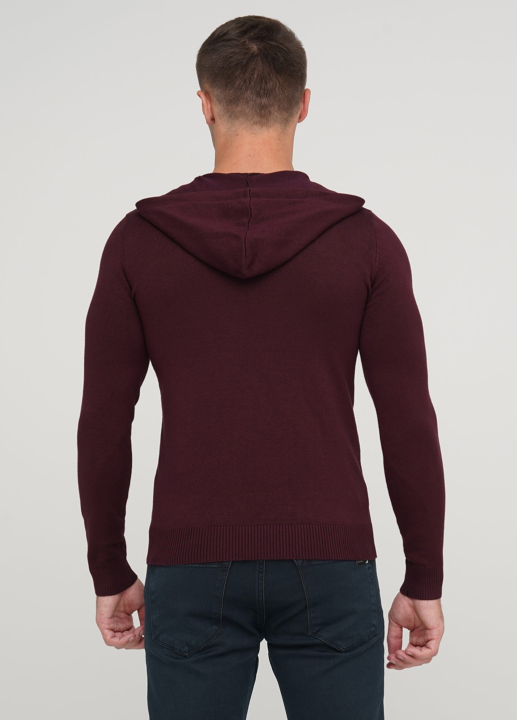 Бордовый демисезонный свитер Trend Collection