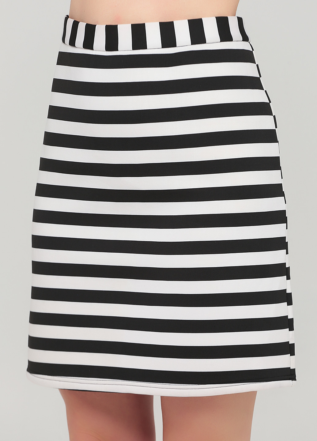 Черно-белая кэжуал в полоску юбка Glamorous