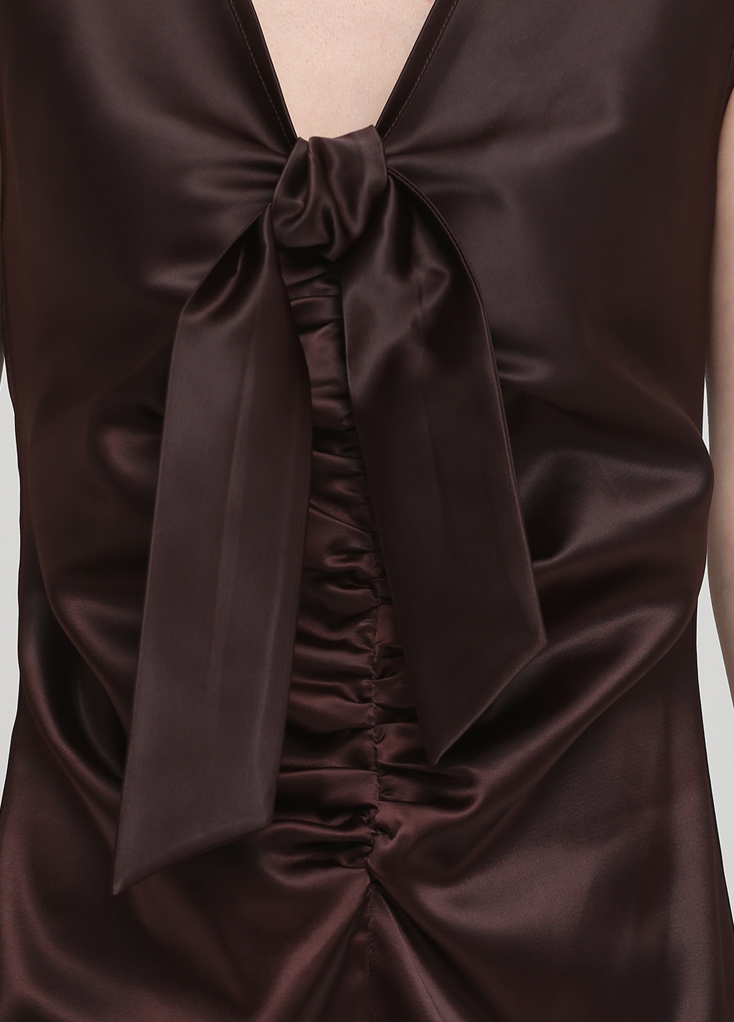 Темно-коричнева ділова плаття, сукня Angel однотонна