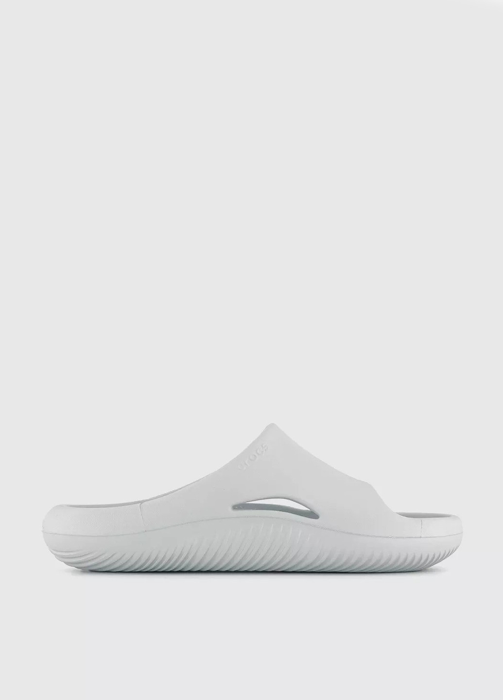 Серые шлепанцы Crocs