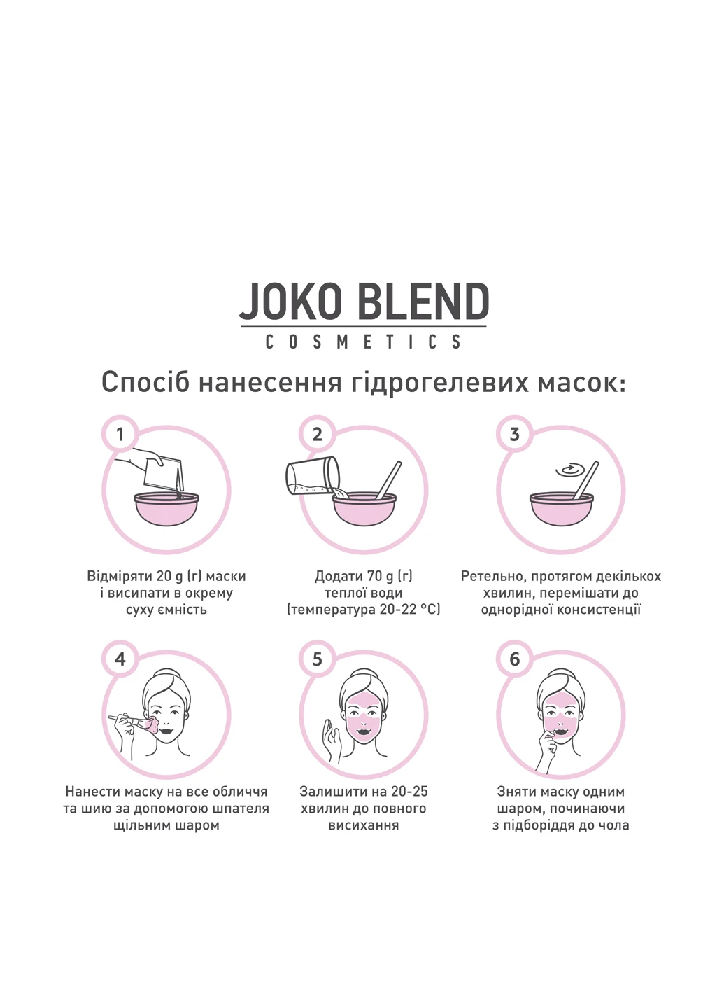 Маска гідрогелева Youthful Elixir 20 г Joko Blend (211091023)