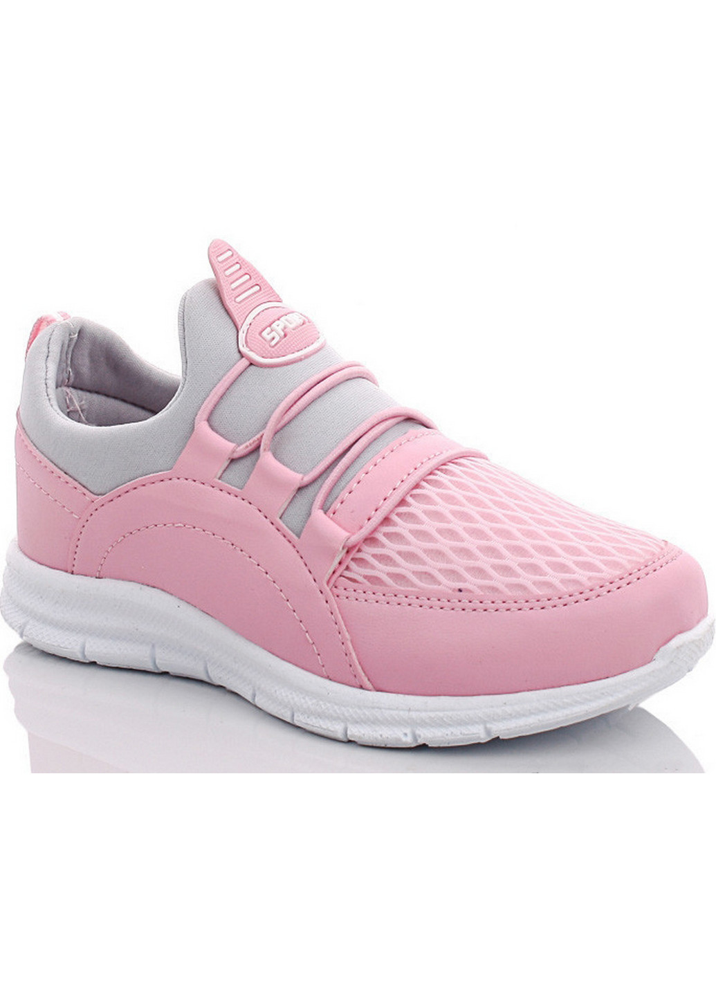 Рожеві всесезонні текстильные кроссовки 629-pink 35 розовый Lafonten