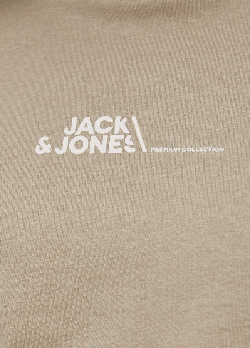 Хаки (оливковая) футболка JACK&JONES 12202216 gr