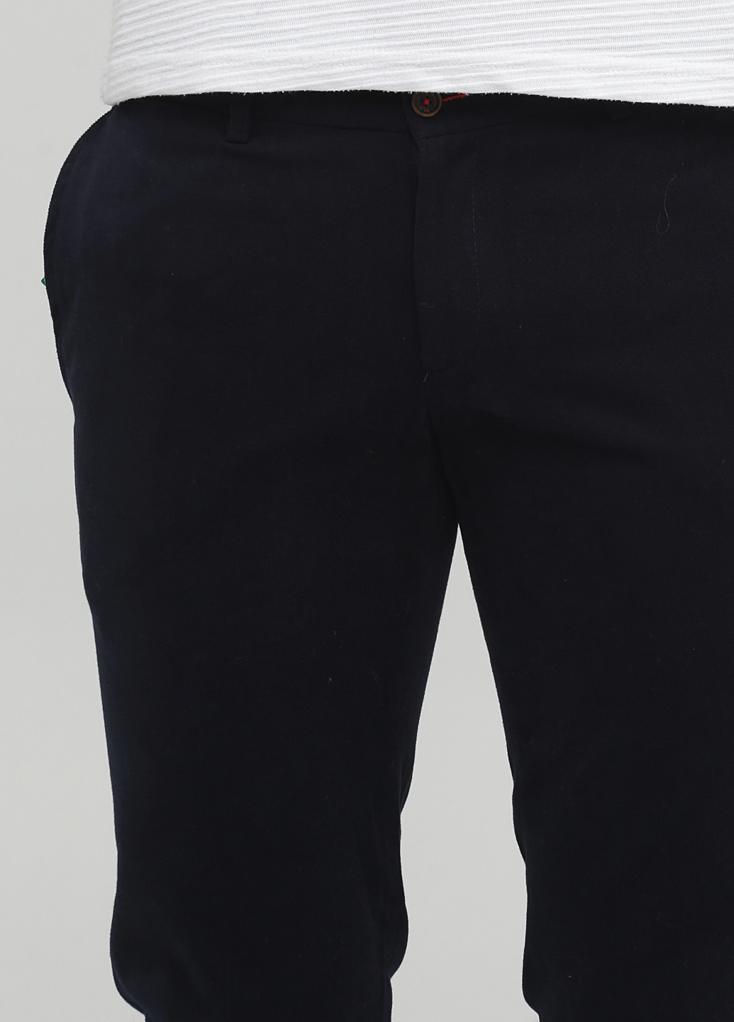 Темно-синие кэжуал демисезонные чиносы брюки El Ganso