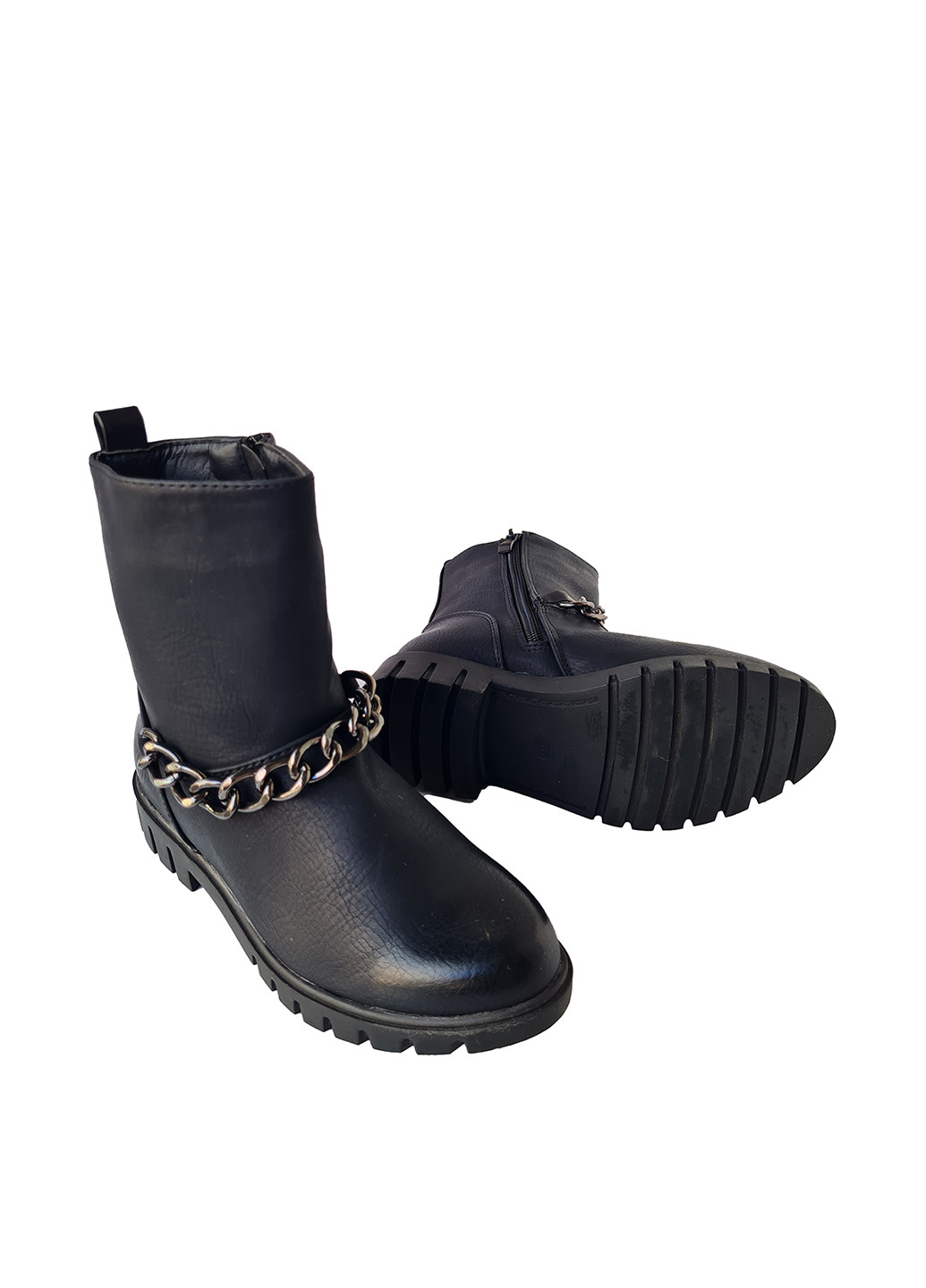 Черные кэжуал осенние ботинки Waldem