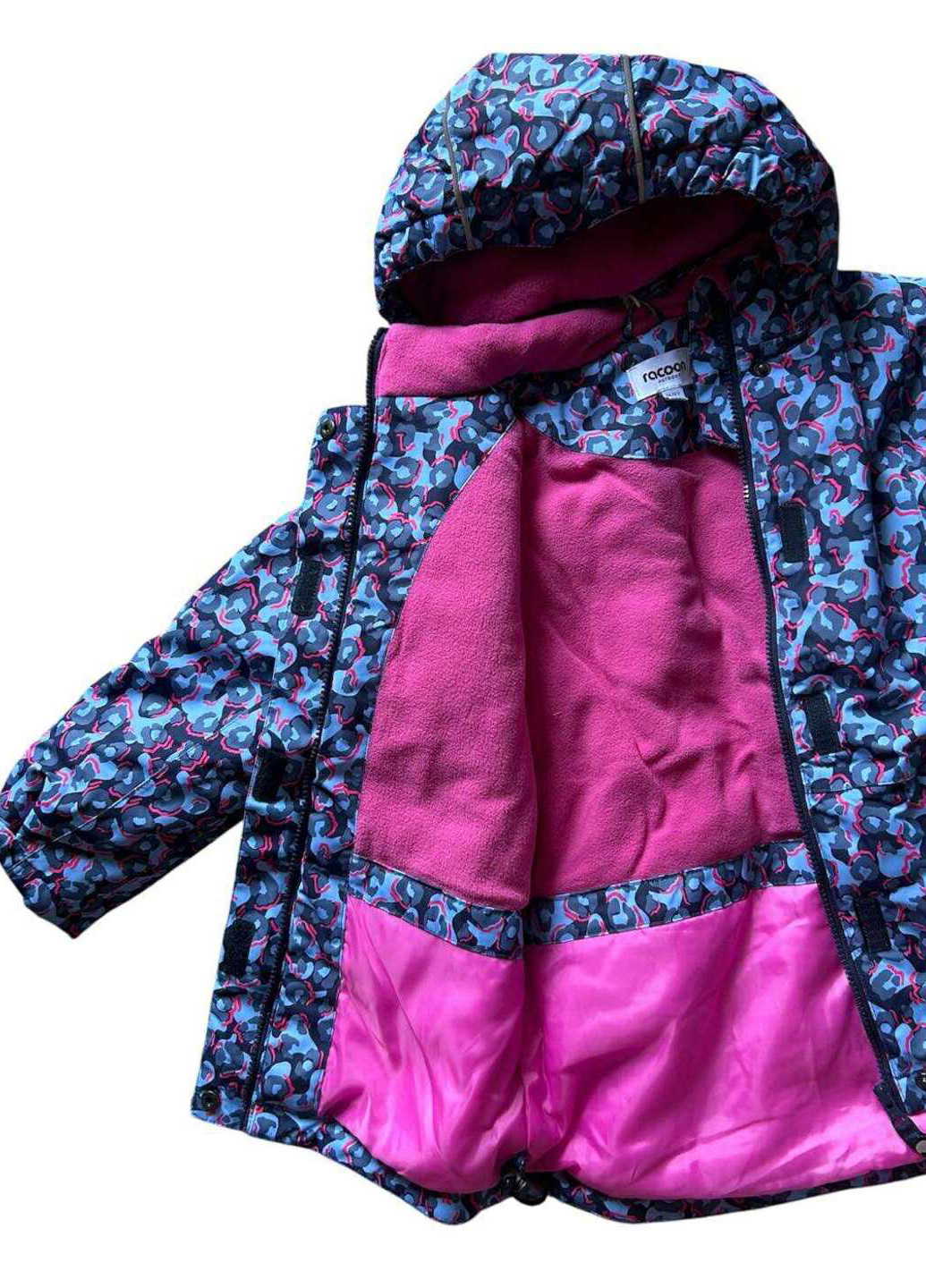 Голубая зимняя куртка Racoon