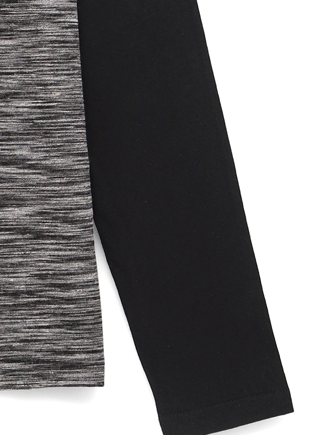 Серый демисезонный кэжуал лонгслив Your Turn меланж