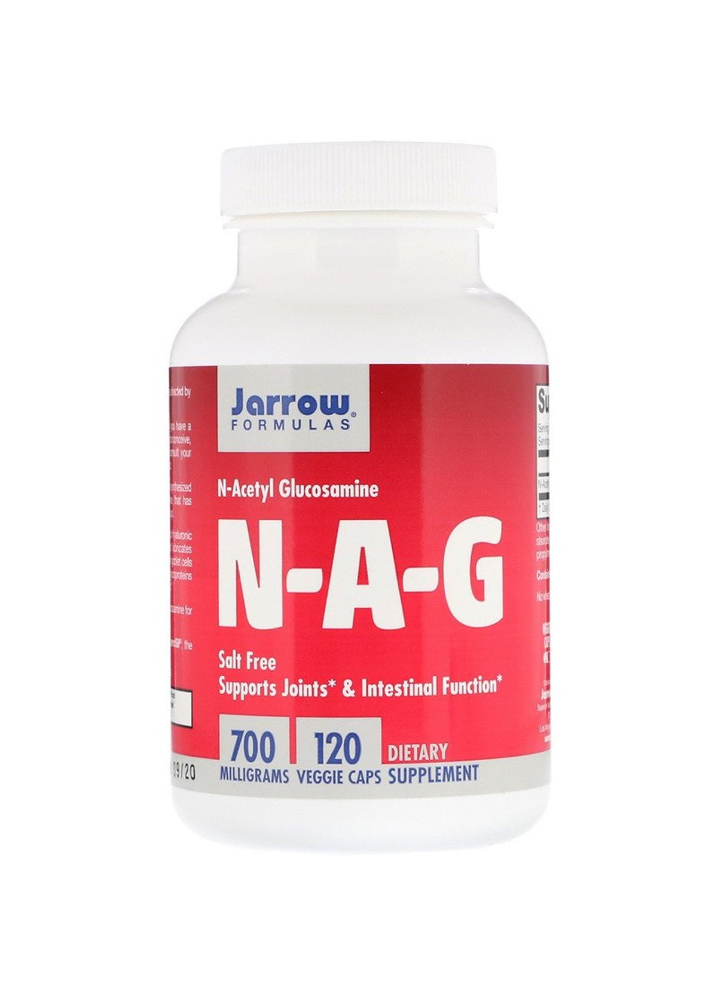 NAG (N-ацетил-Глюкозамин), 700 мг,, 120 вегетарианских капсул Jarrow Formulas (255407606)