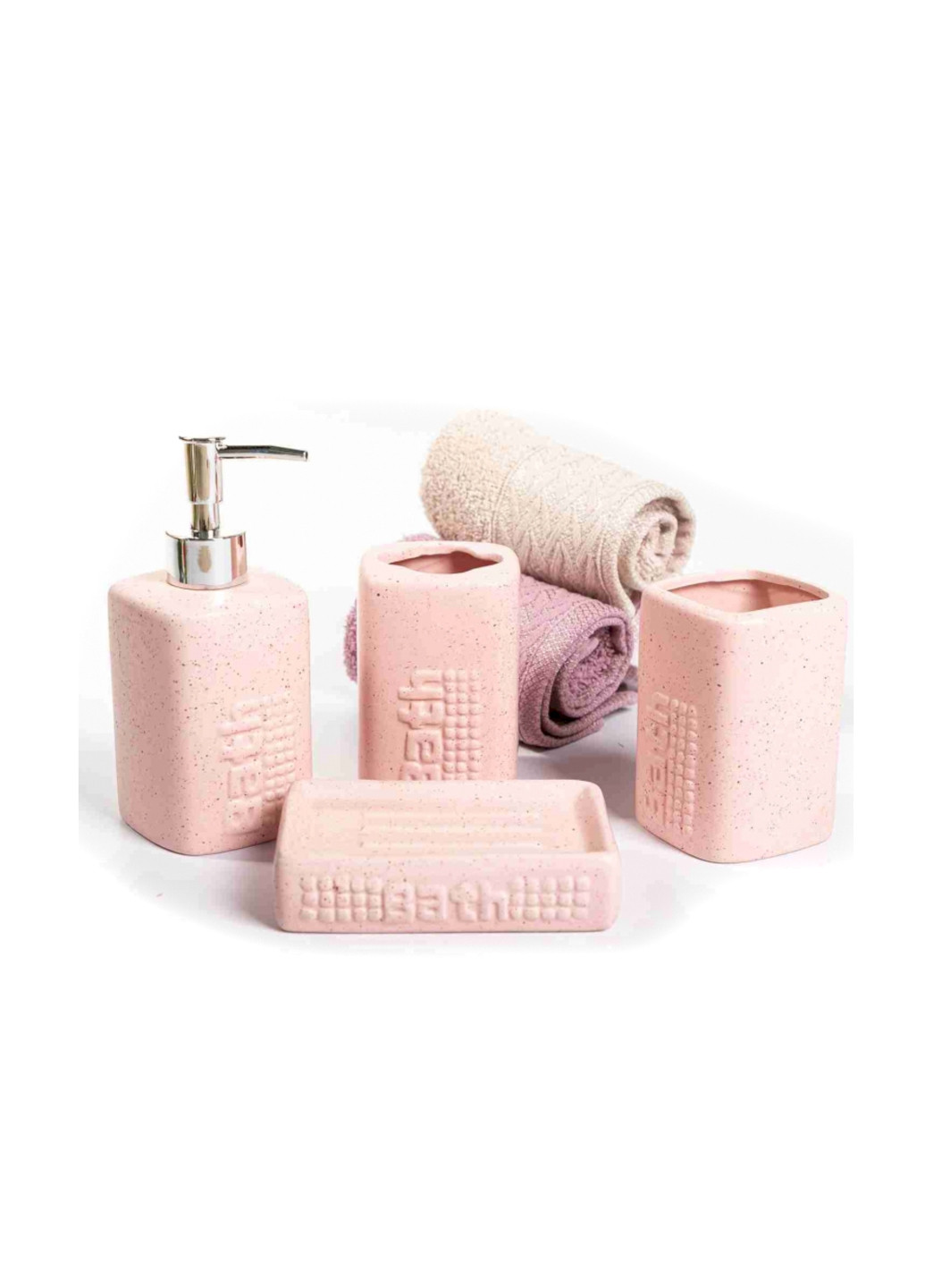 Набір аксесуарів для ванної (4 пр.), 24х21.5х8 см Forus (322401047)