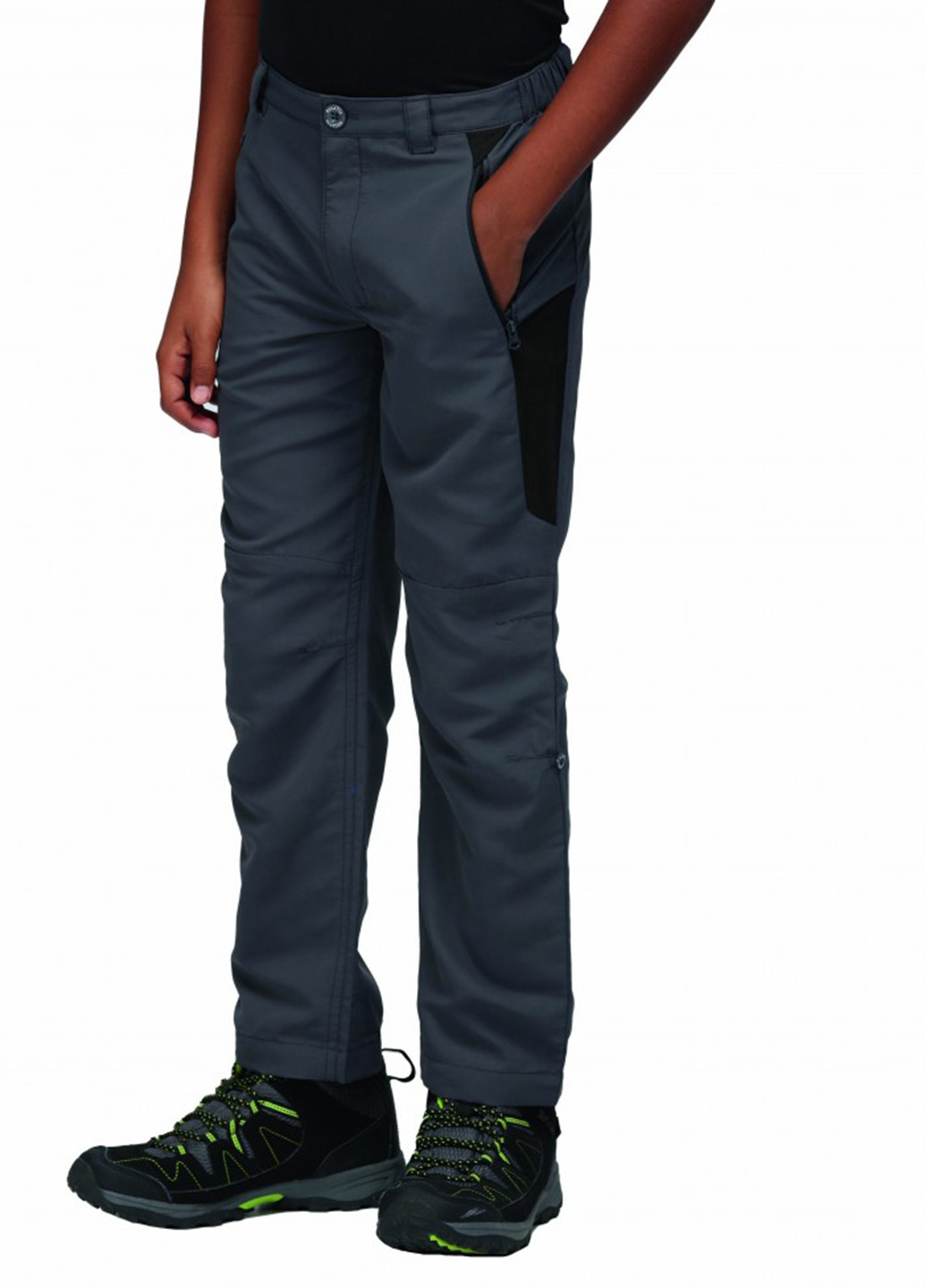 Серые кэжуал летние прямые брюки Regatta