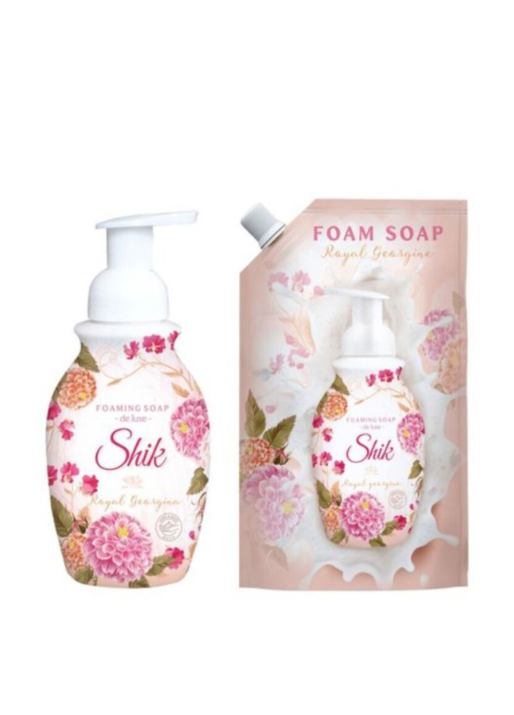 Піна-мило Royal Georgina, 0,5 кг з дозатором, в подарунок Дой-пак 0,5 кг Shik (369727018)