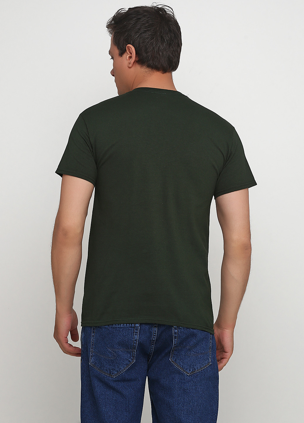 Темно-зеленая летняя футболка Blue 84