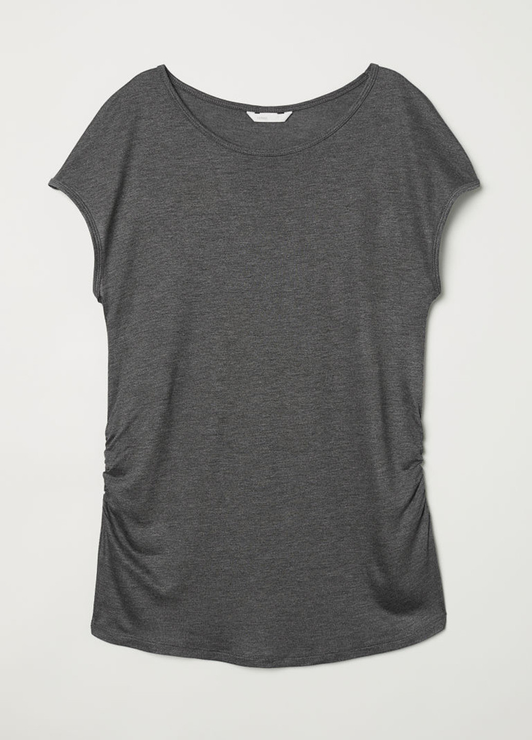 Темно-сіра літня футболка для вагітних H&M
