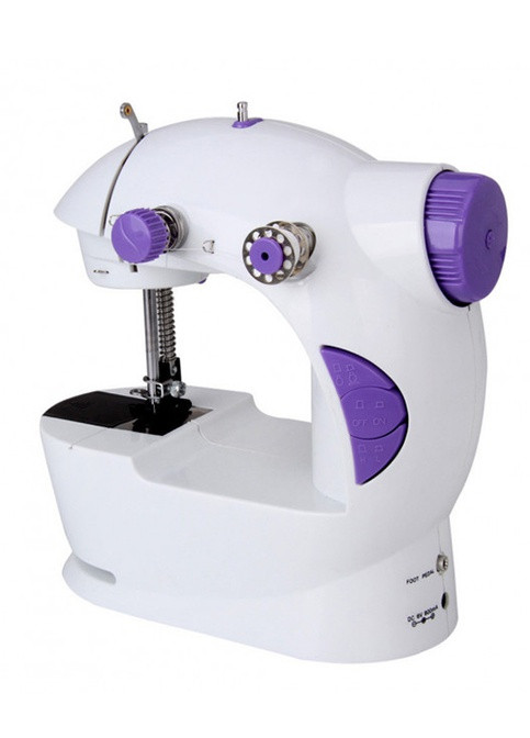 Швейная мини машинка портативная Mini Sewing Machine FHSM-201 с адаптером и педалью No Brand (251708261)