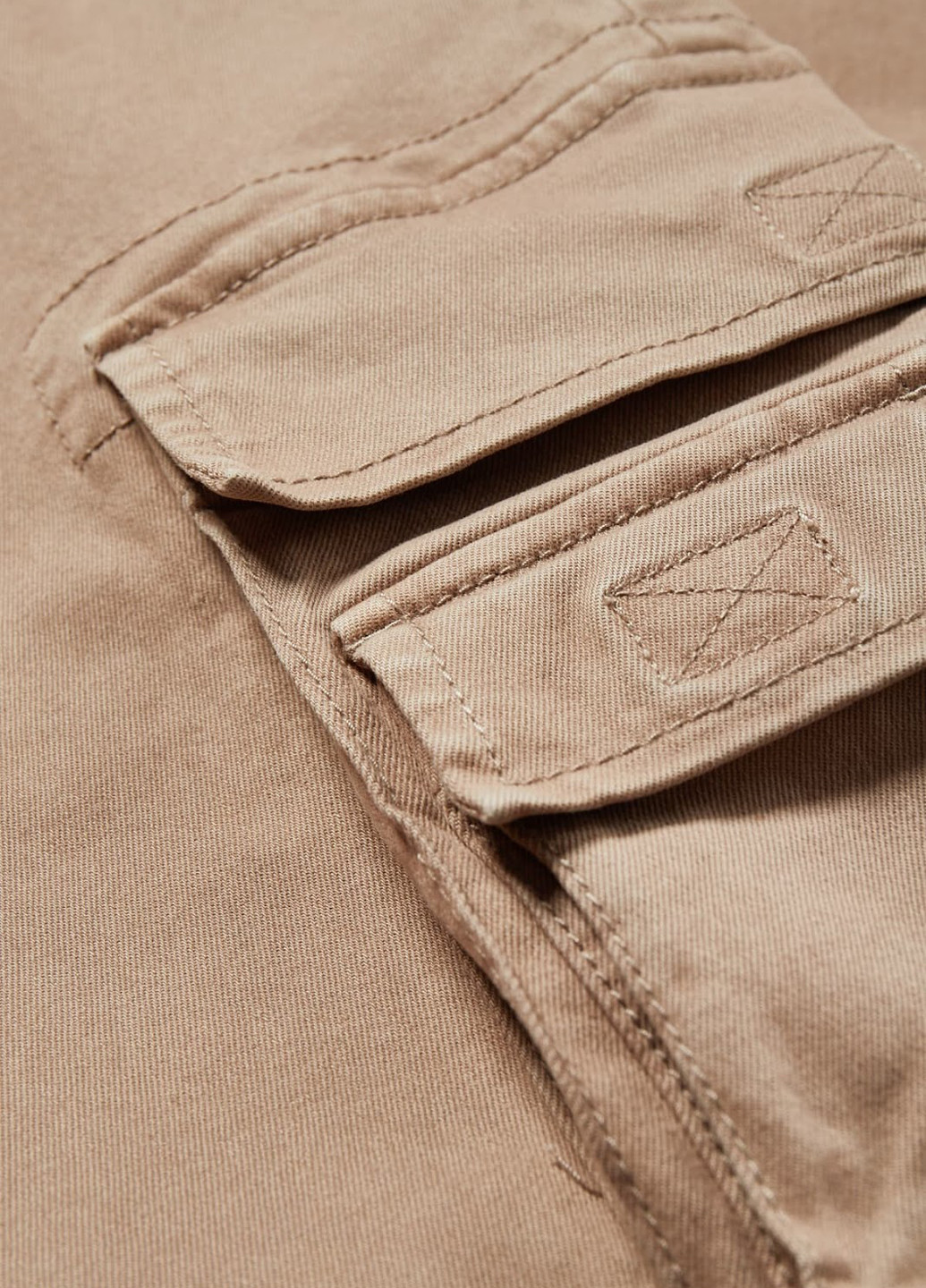 Бежевые кэжуал демисезонные карго брюки C&A