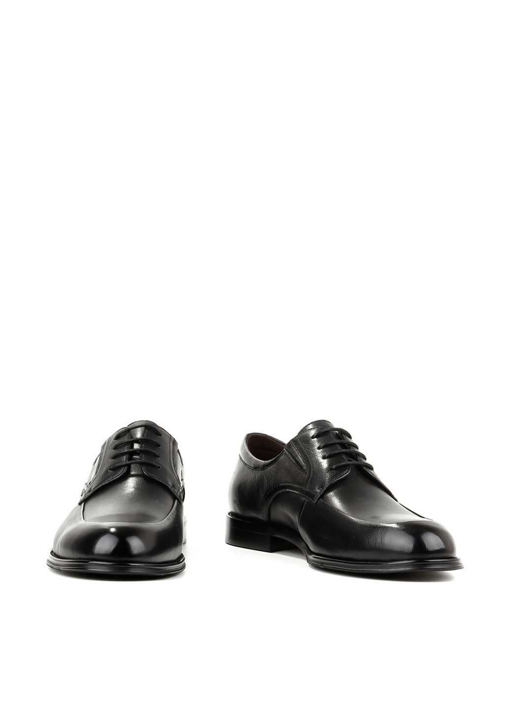 Черные классические, кэжуал туфли Le'BERDES на шнурках